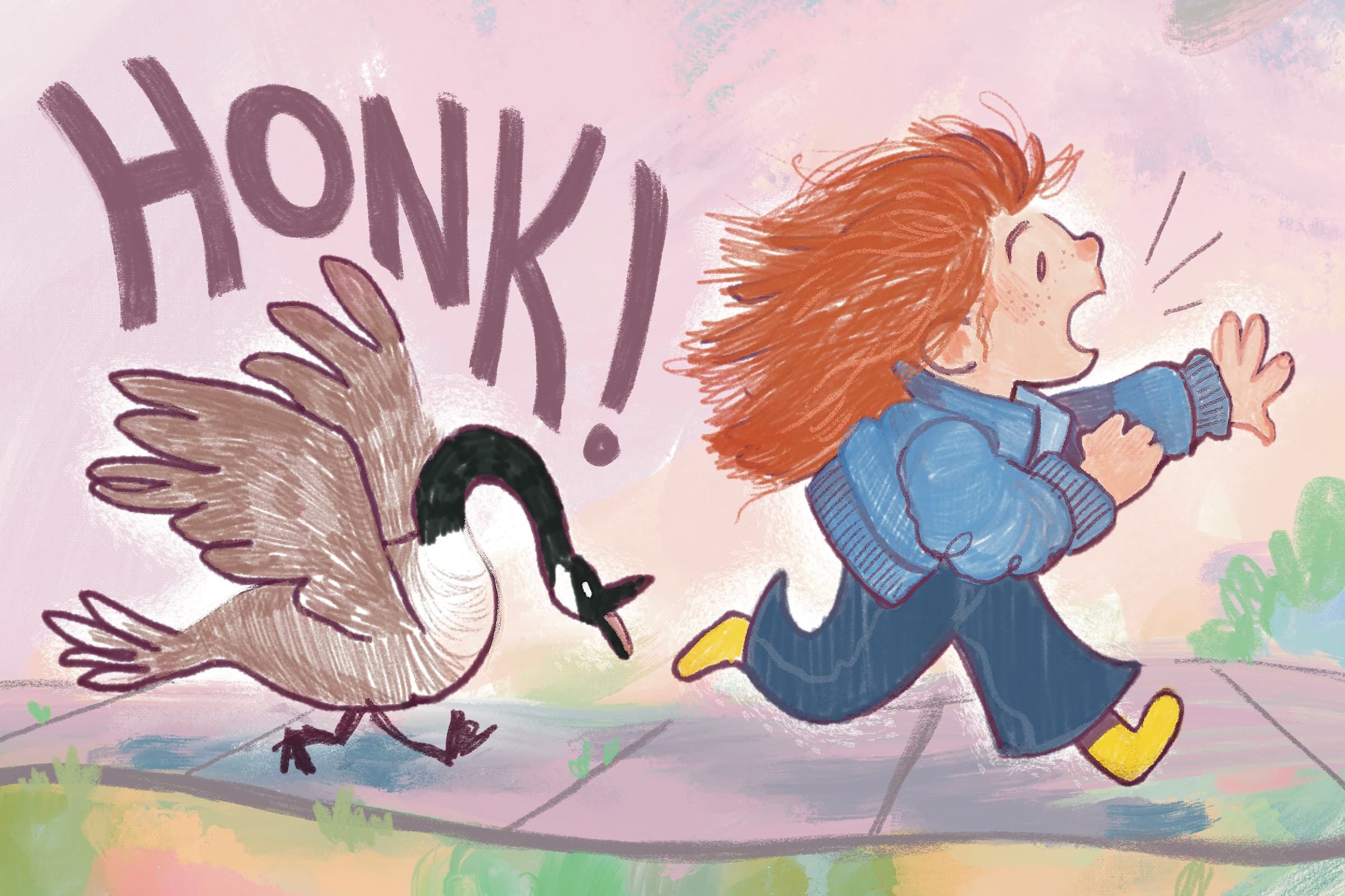 Honk! - Postcard